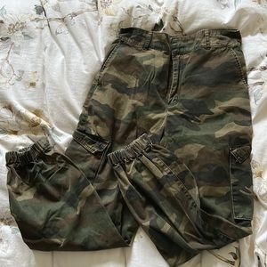 Camo cargo pants